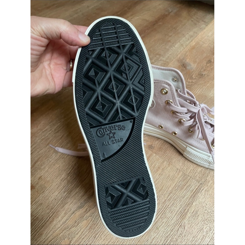 Converse Chuck Taylor All Star Lift High Top Pink Gold Platform Sneakers A10431C - Picture 10 of 13